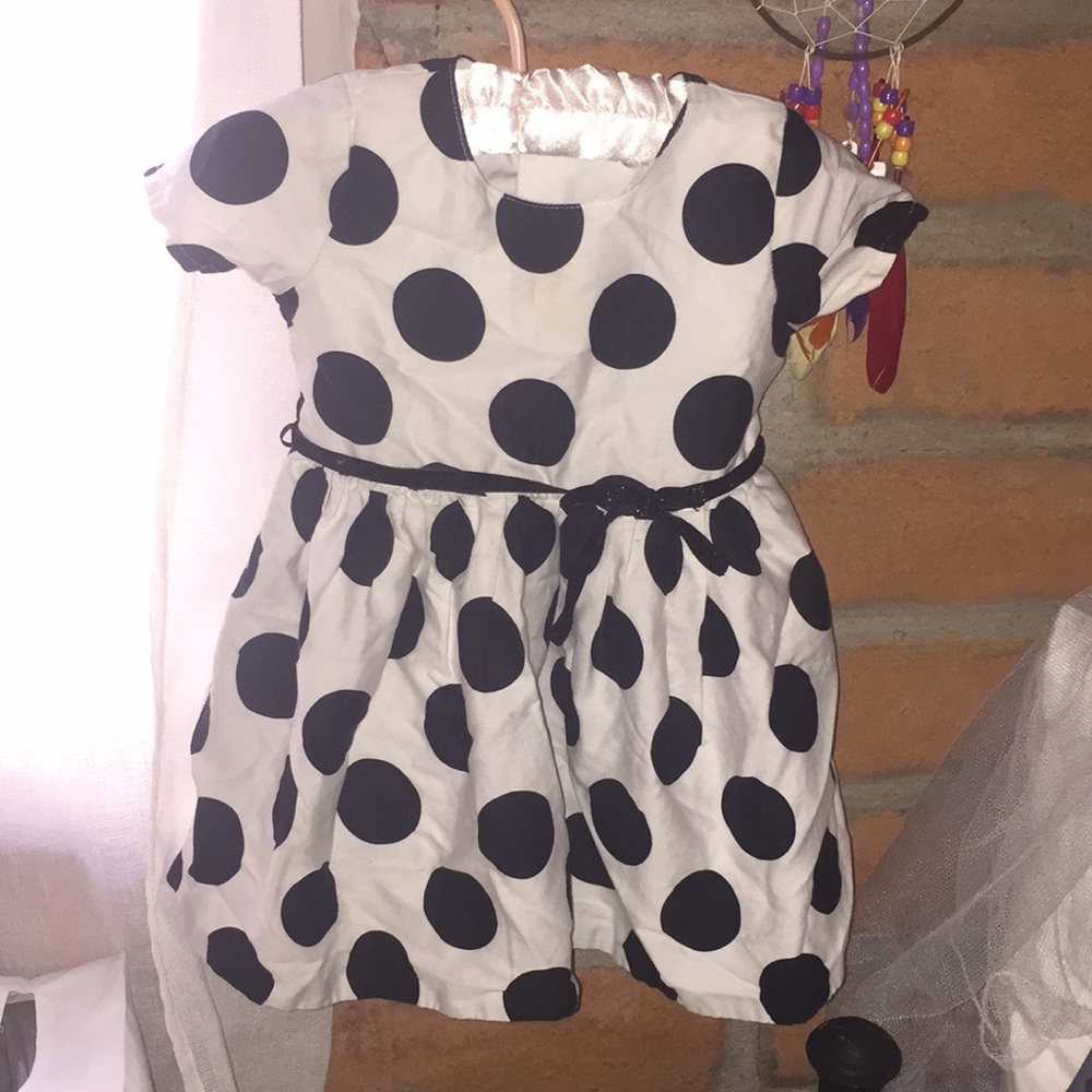 Carter’s 12m ss polka dot party dress